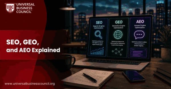 SEO, GEO, and AEO Explained: A Practical Guide for Marketers and Business Leaders
