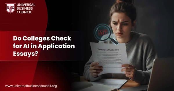 Do Colleges Check for AI in Application Essays?