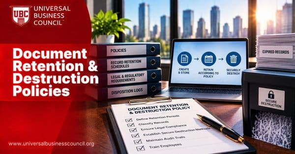 Document Retention & Destruction Policies