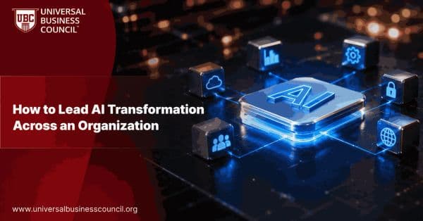 How to Lead AI Transformation Across an Organization