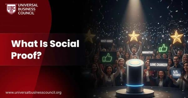 A cheering crowd holding signs like “Game Changer” and “5/5 Stars,” symbolizing customer approval and product credibility.