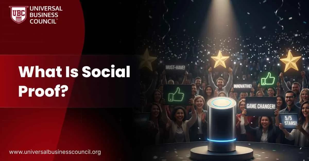 A cheering crowd holding signs like “Game Changer” and “5/5 Stars,” symbolizing customer approval and product credibility.