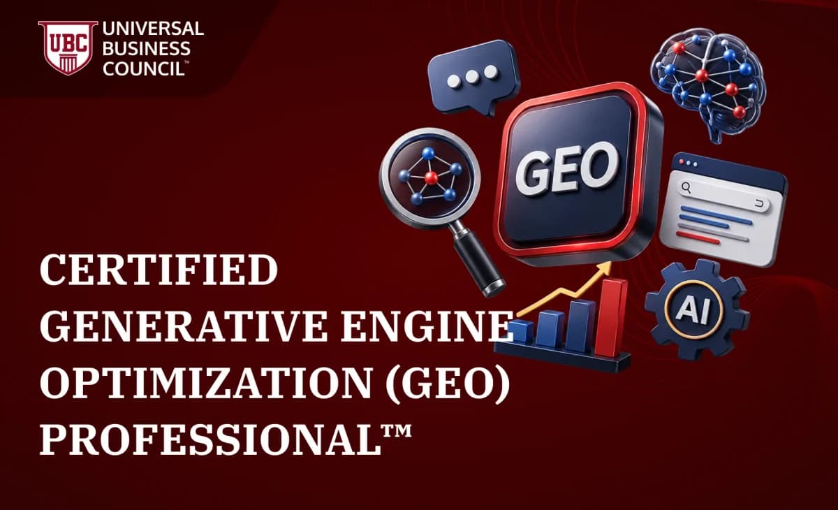 Certified Generative Engine Optimization (GEO) Professional™