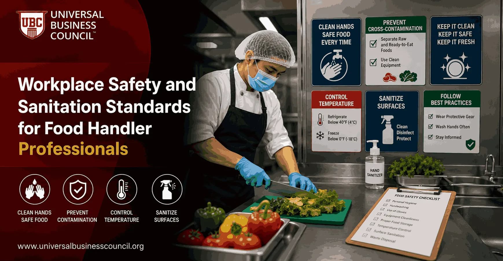 Workplace Safety and Sanitation Standards for Food Handler Professionals