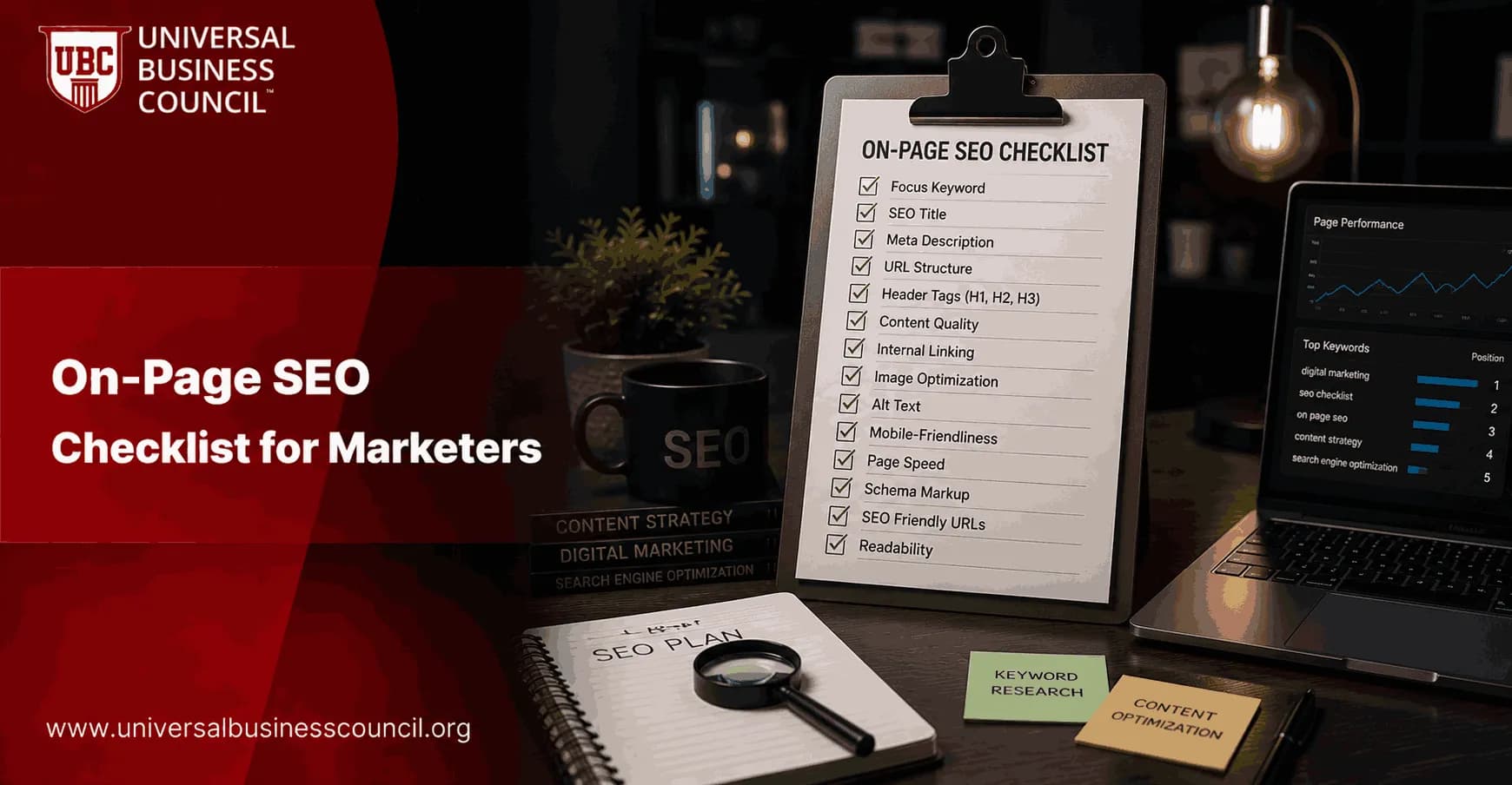 On-Page SEO Checklist for Marketers Titles, Internal Links, Schema, and Content Refreshes That Move Rankings