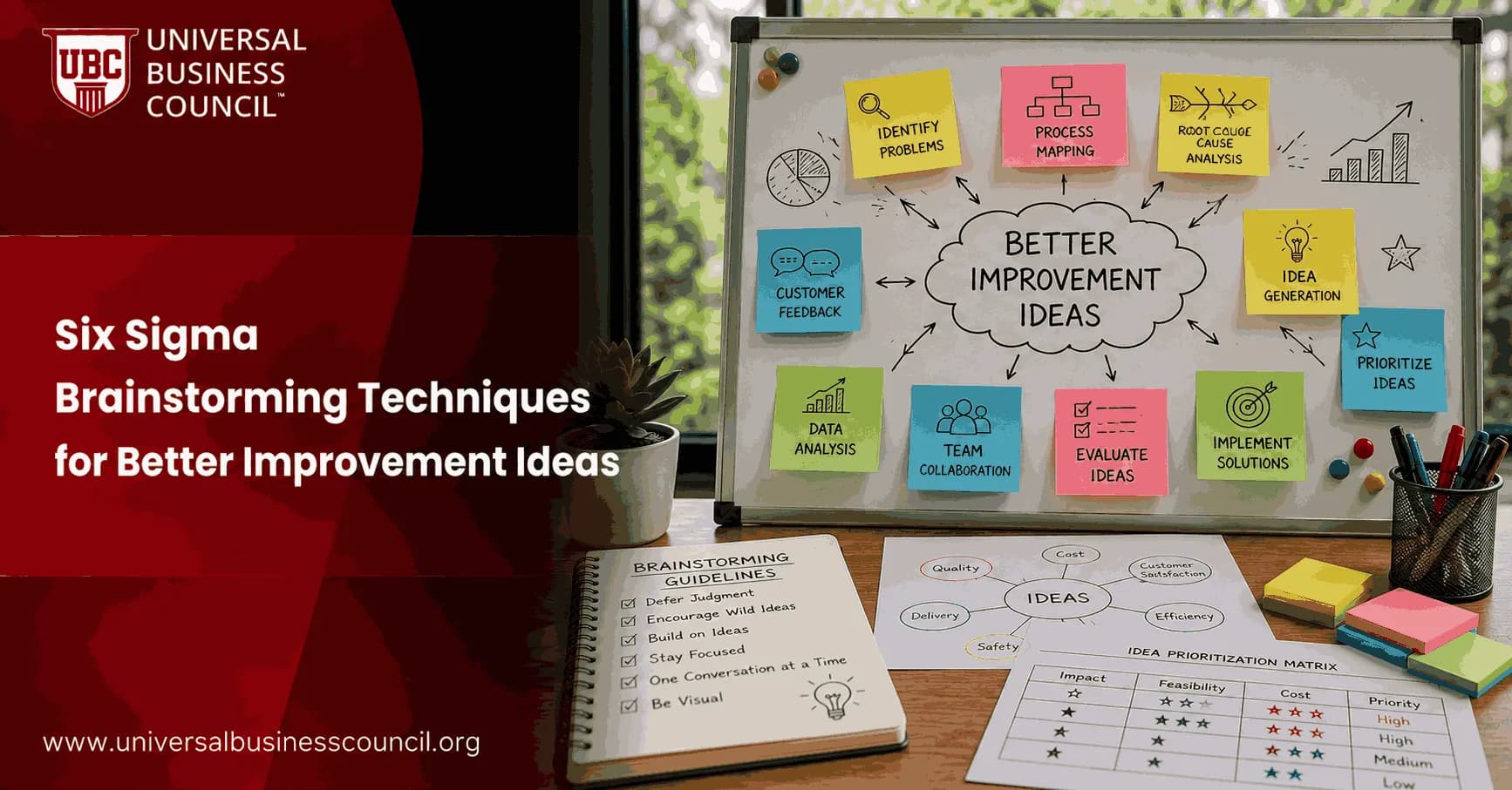 Six Sigma Brainstorming Techniques for Better Improvement Ideas