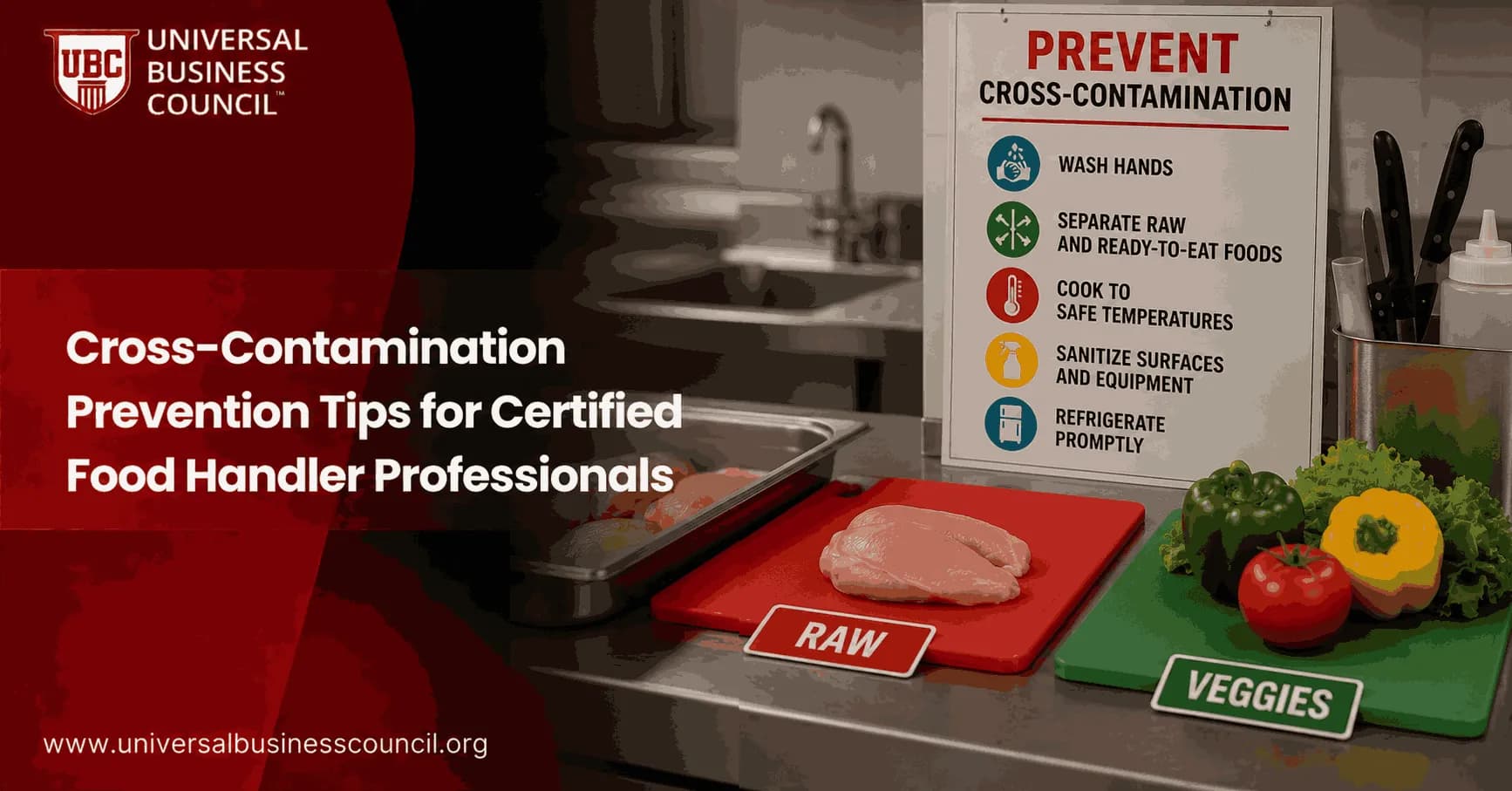 Cross-Contamination Prevention Tips for Certified Food Handler Professionals