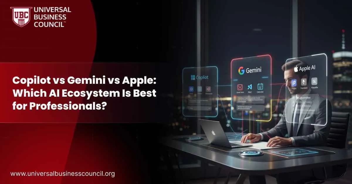 Copilot vs Gemini vs Apple: Which AI Ecosystem Is Best for Professionals?