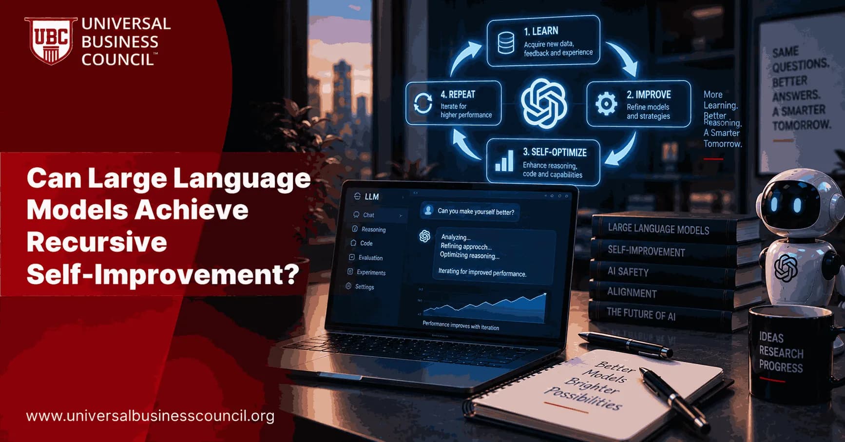 Can Large Language Models Achieve Recursive Self-Improvement?