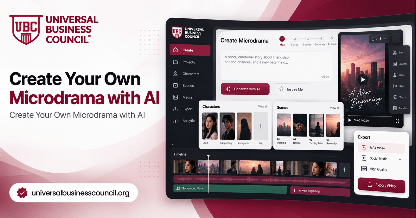 Create Your Own Microdrama with AI