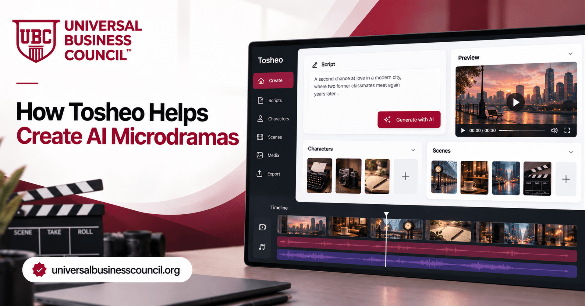 How Tosheo Helps Create AI Microdramas