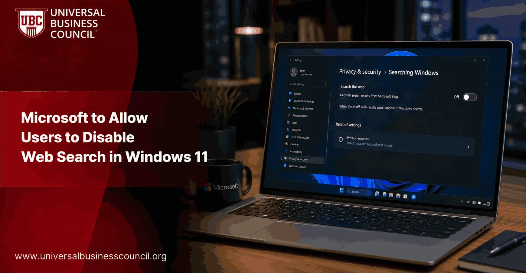 Microsoft to Allow Users to Disable Web Search in Windows 11