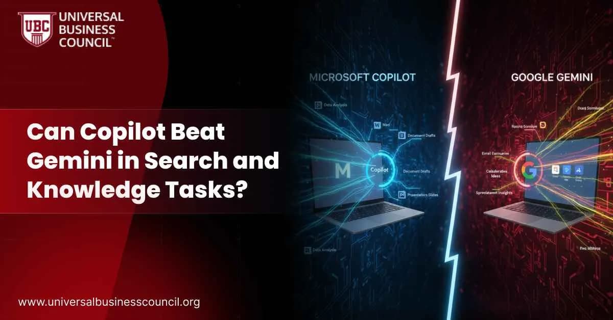 Can Copilot Beat Gemini in Search and Knowledge Tasks?