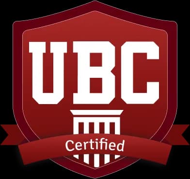 UBC certified badge