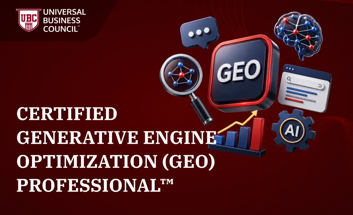Certified Generative Engine Optimization (GEO) Professional™ certification preview