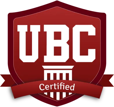 UBC certified badge